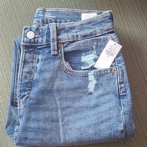 NWT Old Navy girls OG High Rise straight leg button fly size 14 (M6)